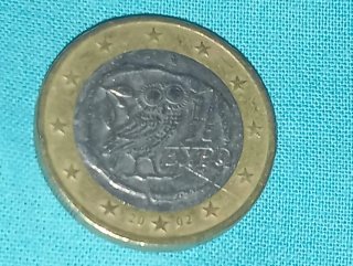 Moneda 1 Euro Grecia 2002