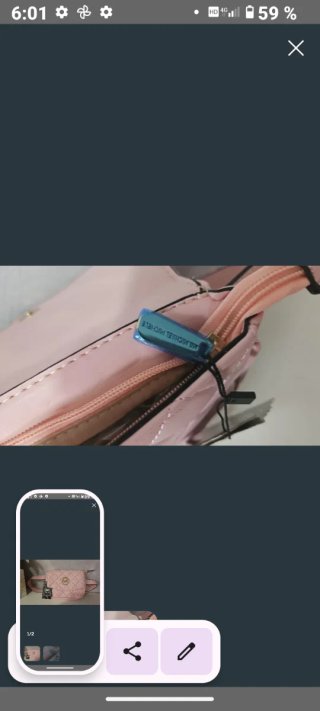 Riñonera, bandolera rosa.Nueva a estrenar.