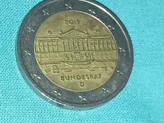 Moneda 2€ Bundesrat D 2019