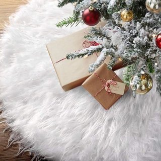 Tappeto Gonna Copertura Base Albero di Natale 90cm Peluche