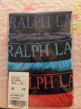 Pack 3 Calzoncillos Ralph Lauren XL