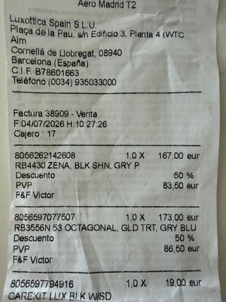 Gafas de sol Ray-Ban Zena negras NUEVAS