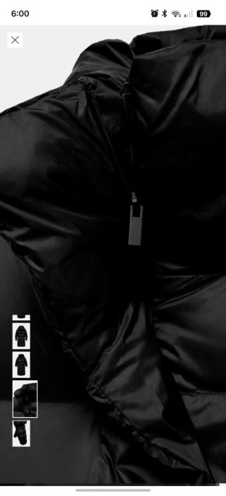 Anorak 70% plumón 30% pluma con guantes