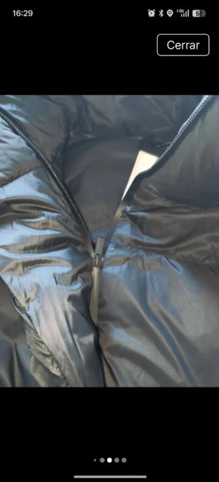 Anorak 70% plumón 30% pluma con guantes