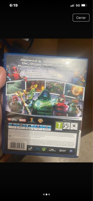 Juego ps4 LEGO Marvel Super Heroes