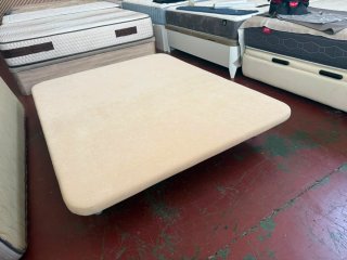 Colchón Flex 150x190 + Base Tapizada Beige