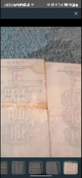 2 miniassegni 100 lire anni 70