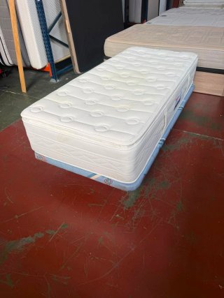 Colchón Flex 90x200 + Base Tapiflex
