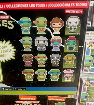 Bitty Pop! Teenage Mutant Ninja Turtles Completa