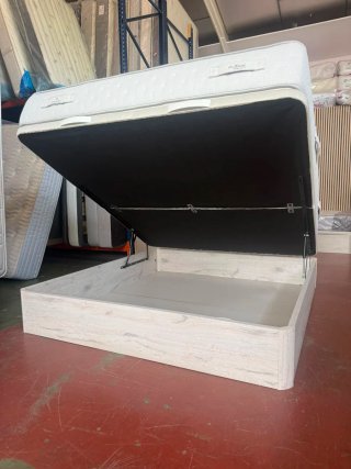 Canapé Madera y Colchón 180x200