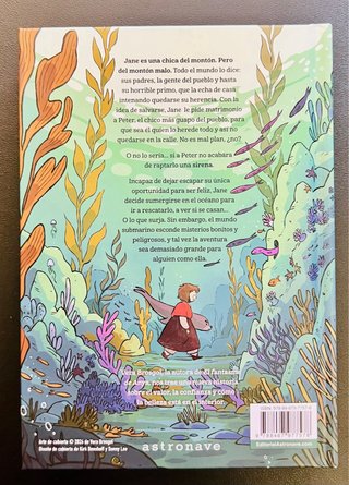 Jane y la Sirena cómic infantil Astronave