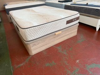 Canapé Madera Roble 150x190 + Colchón