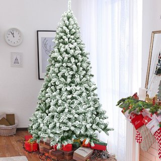 Albero artificiale di Natale con 400 rami, Abete innevato