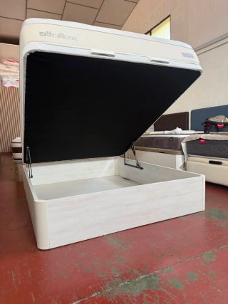 Canapé Flex 150x190 madera ártico y Colchón Flex