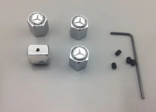 TAPONES ANTIRROBO MERCEDES BLANCO