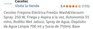 Aspirador Cecotec Freego
