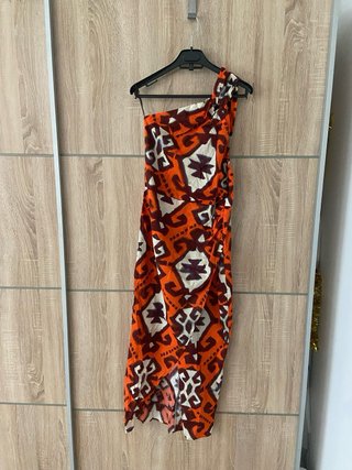Vestido Asimétrico Estampado