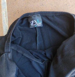 Mono palabra de honor negro talla S