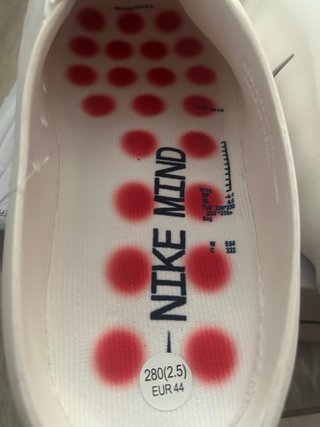 Chanclas Nike MIND Slide Talla 44 Blancas Naranja