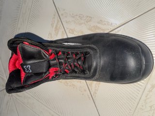 Botas de trabajo Wurth negras y rojas