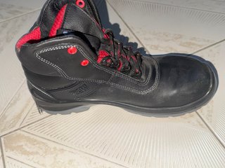 Botas de trabajo Wurth negras y rojas