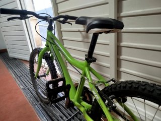 Bicicleta infantil verde