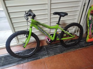 Bicicleta infantil verde