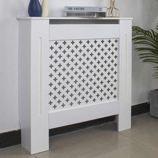 Copritermosifone in Legno MDF 78x19x82cm Copertura