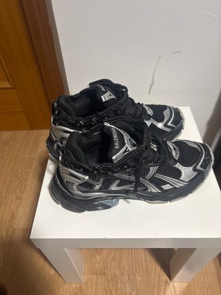 Balenciaga Zapatillas Talla 42 Negro/Plata