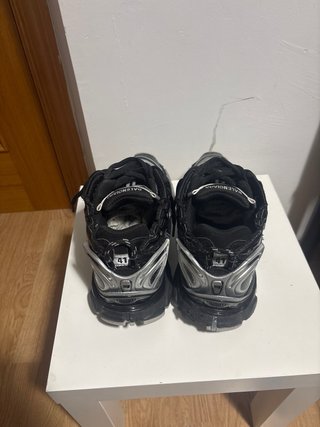 Balenciaga Zapatillas Talla 42 Negro/Plata