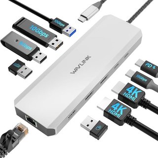 WAVLINK Estación acoplamiento para laptop