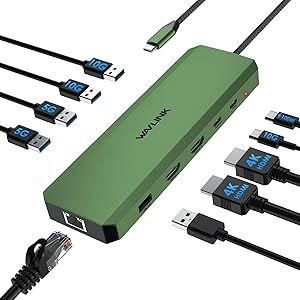 WAVLINK Estación acoplamiento para laptop