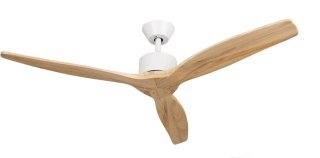 Ventilador de techo madera sin luz