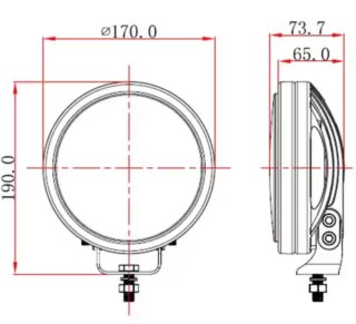 Pareja Faros Largo Alcance LED