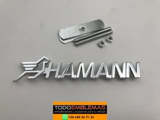 Logo BMW HAMANN plata nuevo