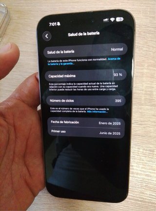 iPhone 16 Pro Max 256GB e-SIM 93% Batería con caja