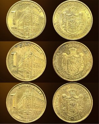 🇷🇸 Serbia 🇷🇸 Lote monedas