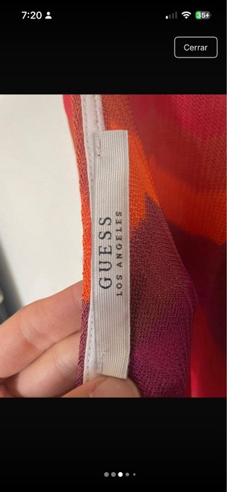Vestido Guess Largo Multicolor