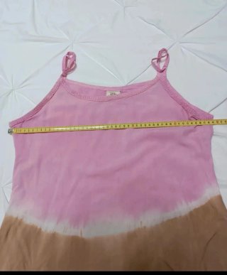Vestido largo tirantes viscosa