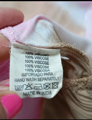 Vestido largo tirantes viscosa