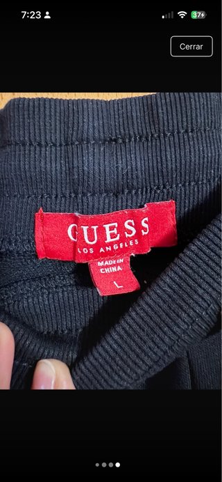Pantalón de chándal Guess negro