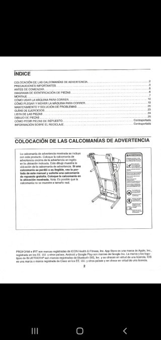 Cinta de Correr Pro-Form 105 CST