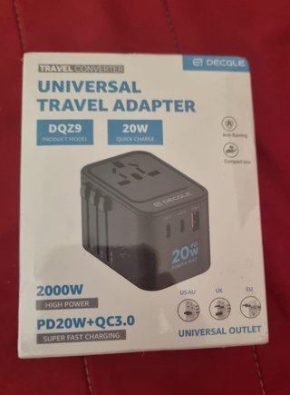 Adattatore Universale Viaggio DECOLE DQZ9 20W