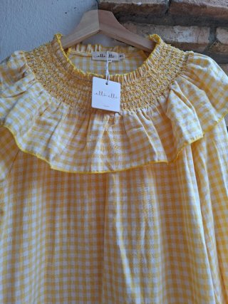 Blusa vichy volantes Allo Allo