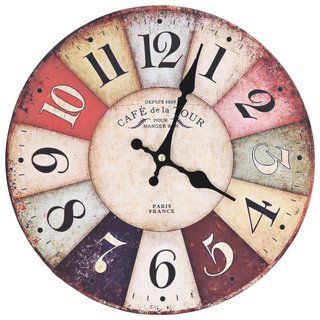 Orologio da Parete in MDF Resistente Design Vintage 30