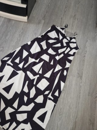 Vestido mujer estampado geométrico