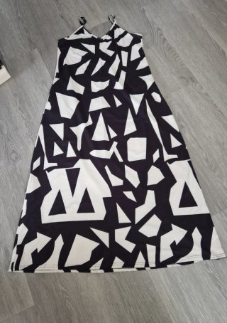 Vestido mujer estampado geométrico