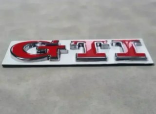 Logo Insignia GTI para Maletero Vw Golf Polo Fsi
