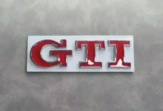 Logo Insignia GTI para Maletero Vw Golf Polo Fsi