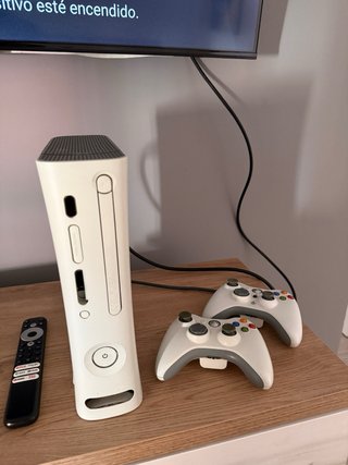 Xbox 360 Blanca + 2 Mandos (Lector No Funciona)